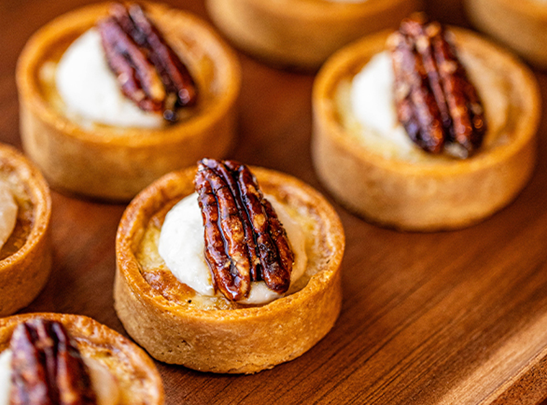 CARAMELIZED ONION TARTS